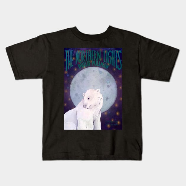 The Northern Lights Kids T-Shirt by Laura Ridger 